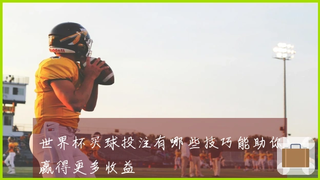 世界杯买球投注有哪些技巧能助你赢得更多收益